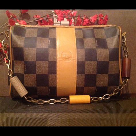 Shop Fendi Checkered Two